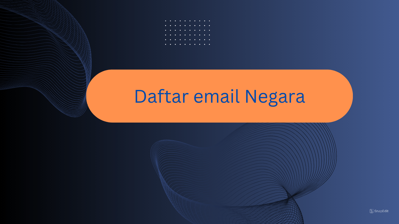 Daftar email Negara