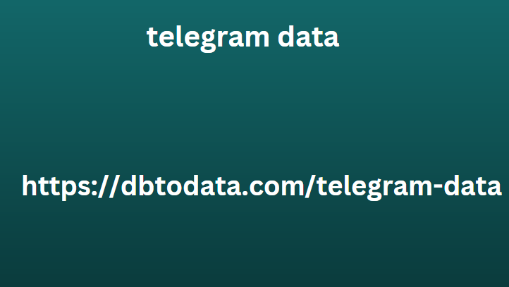 Telegram data 