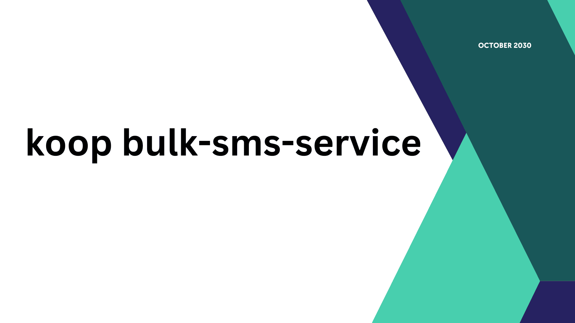 koop bulk-sms-service