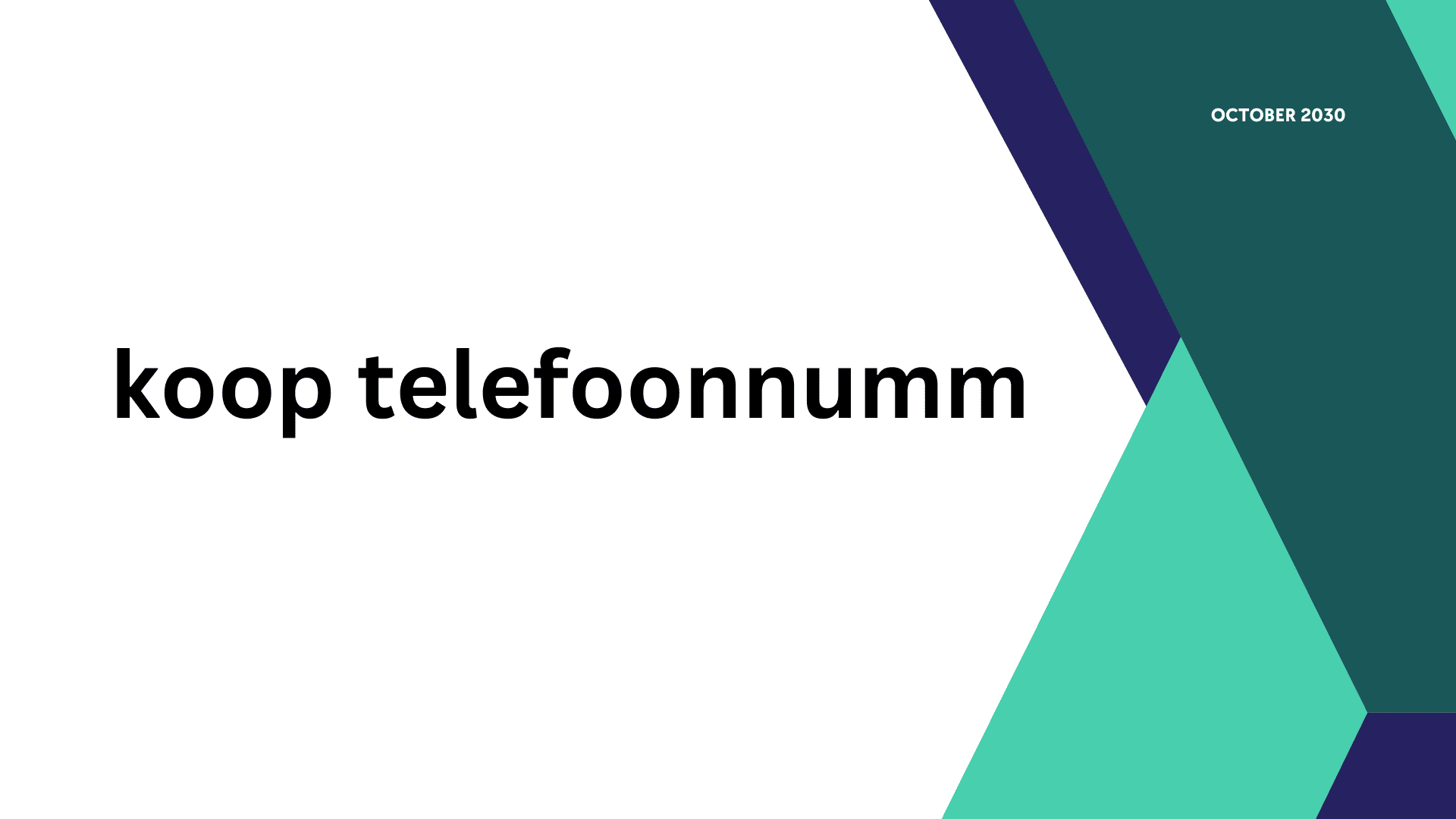 koop telefoonnumm