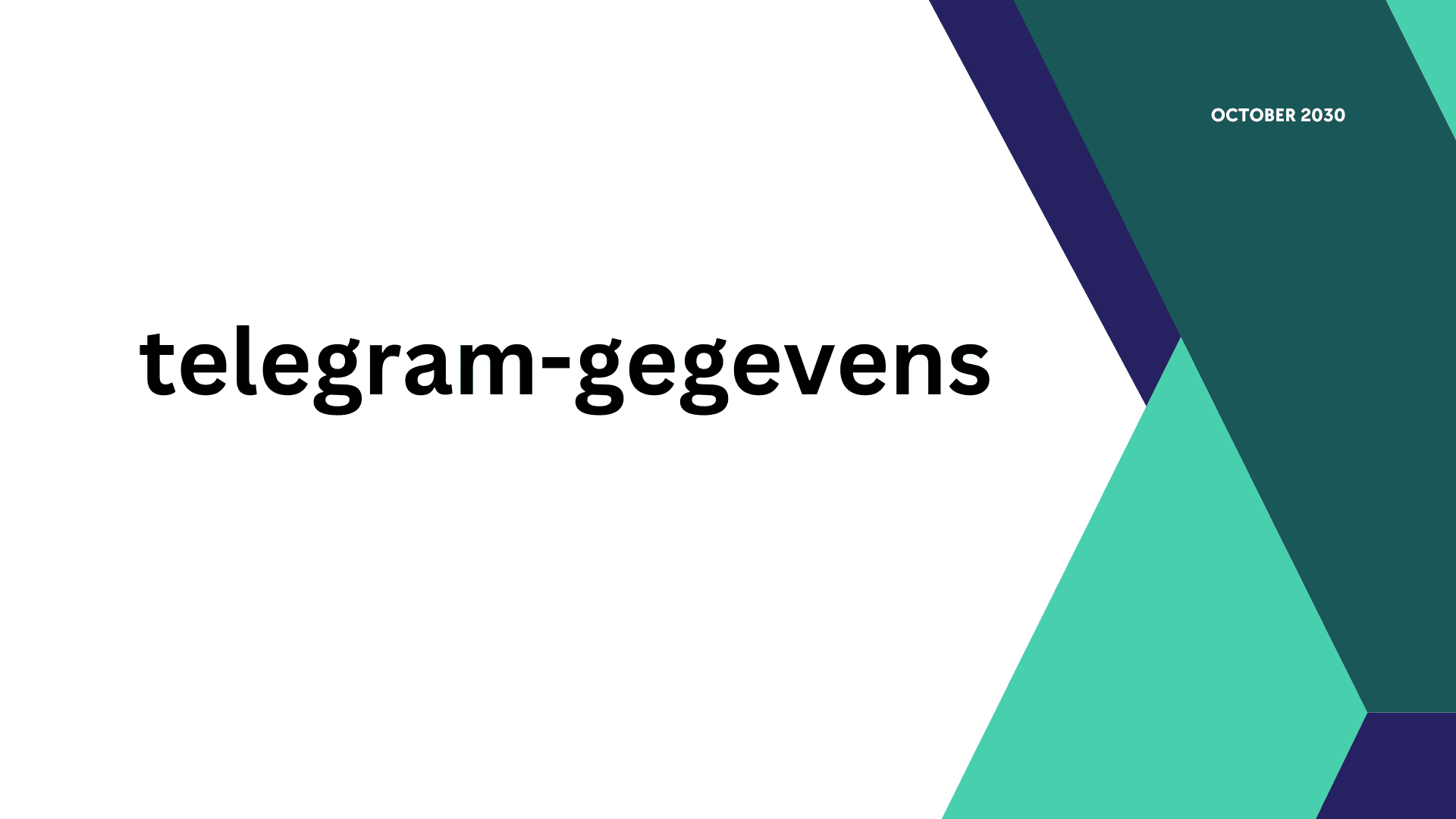 telegram-gegevens